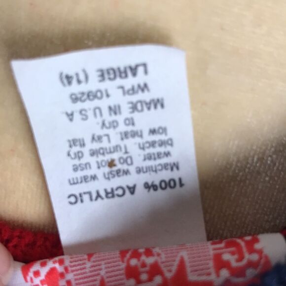 Vintage Grand Made In USA Unixes Sweater Size 14 L - Picture 6 of 7